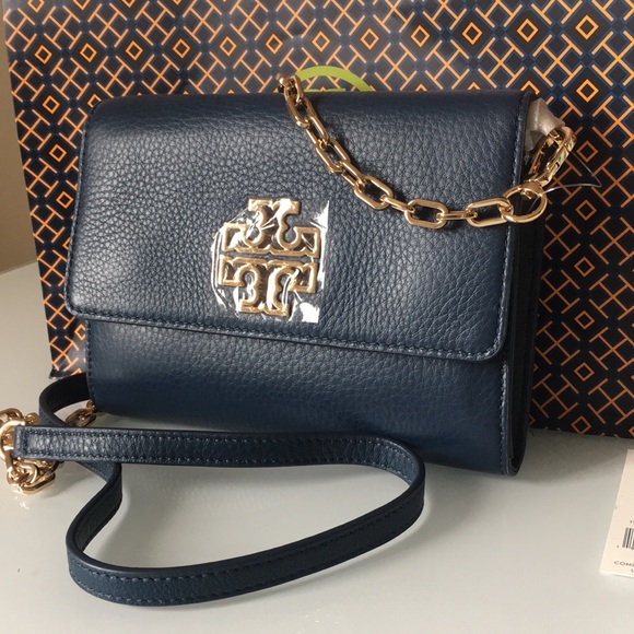 ✂️ TORY  BURCH Britten chain Hudson Bay crossbody - Picture 5 of 5